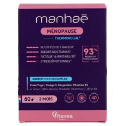 Manhaé Ménopause Thermoregul - 2 Mois - Boite de 60
