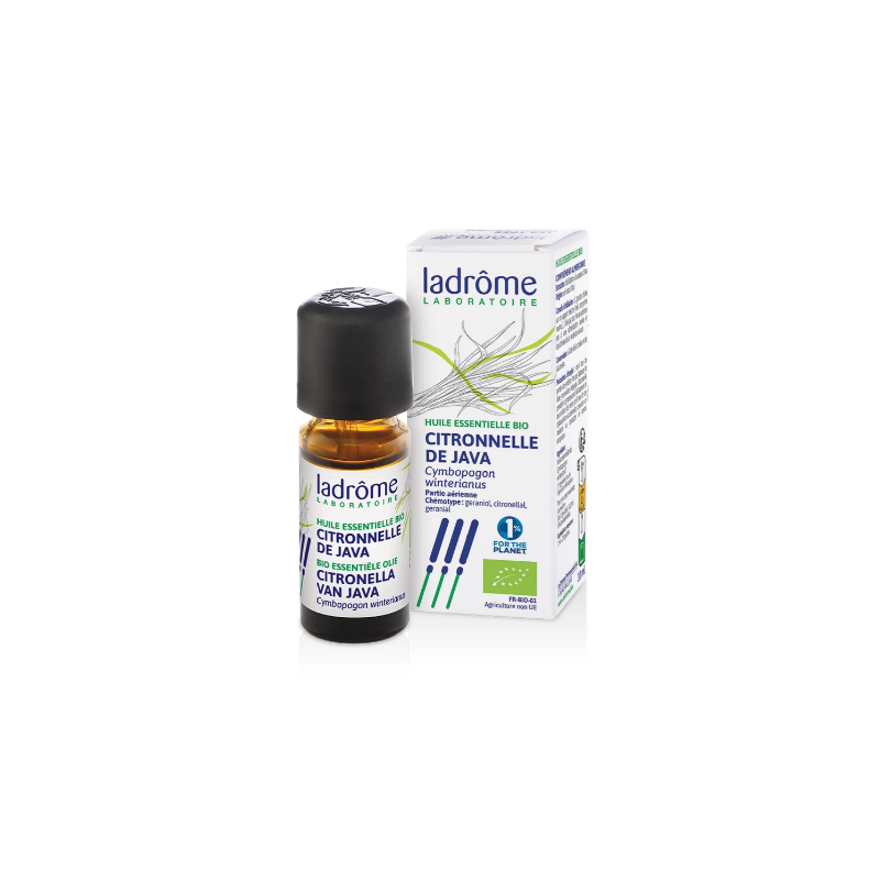 Huile Essentielle Citronnelle de Java Bio - Ladrôme - 10 ml
