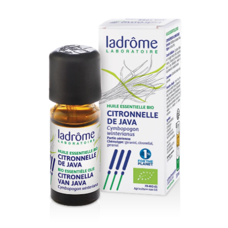 Huile Essentielle Citronnelle de Java Bio - Ladrôme - 10 ml