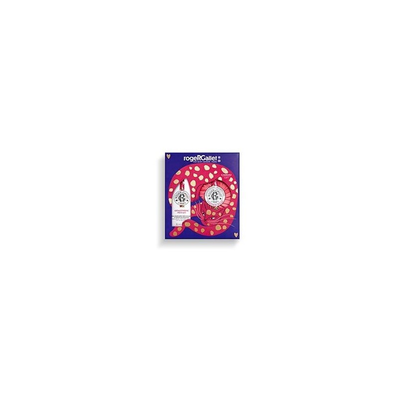 Coffret Eau Parfumée - Gingembre Rouge - Roger Gallet - 30ml + savon offerte