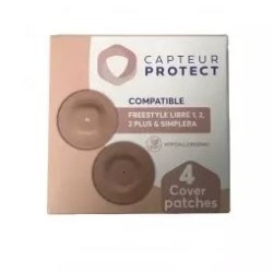 Sensor Protect - Patch compatible with Freestyle Libre - Flesh - Box of 4