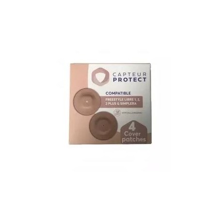 Sensor Protect - Patch compatible with Freestyle Libre - Flesh - Box of 4