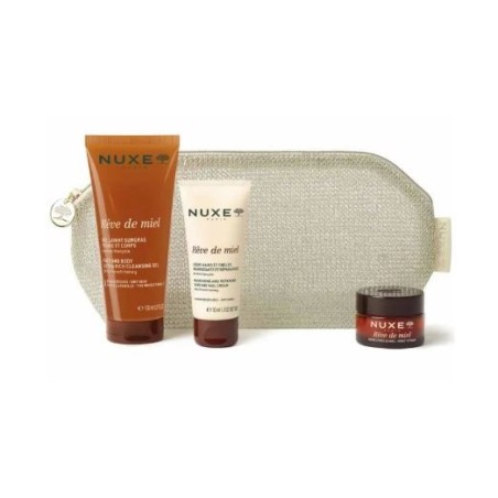 Nourishing Trio Kit - Honey Dream - Free Ultra-Rich Cleansing Gel - Nuxe