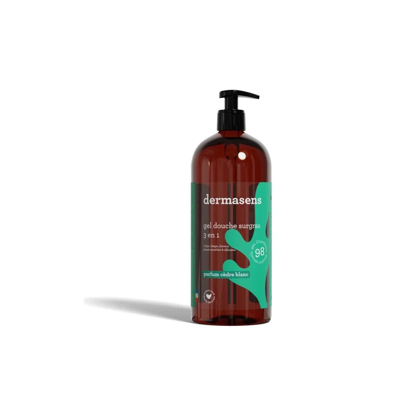 3-in-1 Surgras Shower Gel - White Cedar - Dermasens - 1L