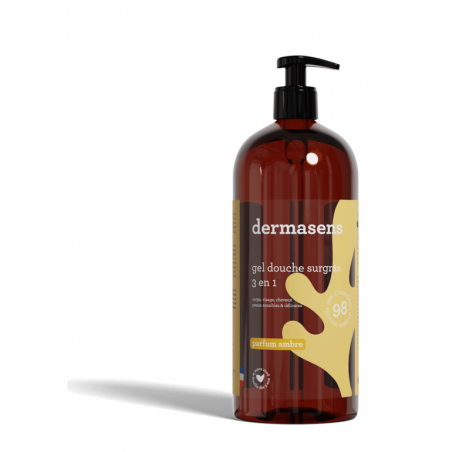 Gel Douche Surgras 3 en 1 - Ambre - Dermasens - 1L