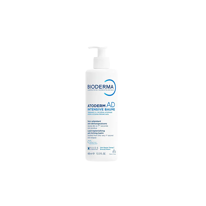 Atoderm AD Intensive Balm - Anti-Demantion Lipid Relief Treatment - Bioderma - 400 ml