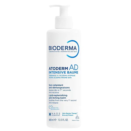 Atoderm AD Baume Intensive - Soin Relipidant Anti-Démangeaisons- Bioderma - 400 ml