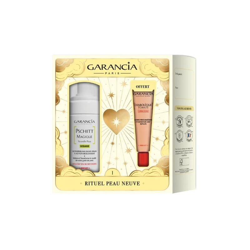 Coffret Rituel Peau Neuve - Pschitt Magique + Diabolique tomate offert - Garancia