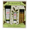 Coffret Rituel Corps et Mains - formule anti-peau de croco + gant de beauté ensorcelant + huile de douche- Garancia
