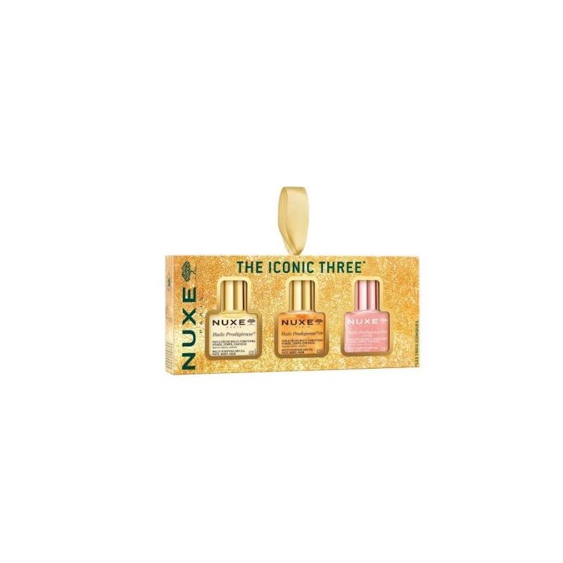 Coffret de 3 Huiles Prodigieuse - Huile Sèche Multi-Fonctions - Nuxe - 3X10ml