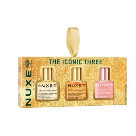 Coffret de 3 Huiles Prodigieuse - Huile Sèche Multi-Fonctions - Nuxe - 3X10ml