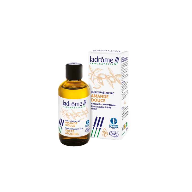 Huile Végétale Amande Douce Bio - Ladrôme - 100 ml
