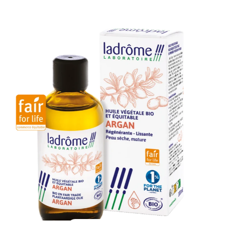 Organic Argan Vegetable Oil - Ladrôme - 100 ml