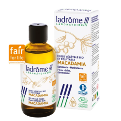 Huile Végétale Macadamia Bio - Ladrôme - 100 ml