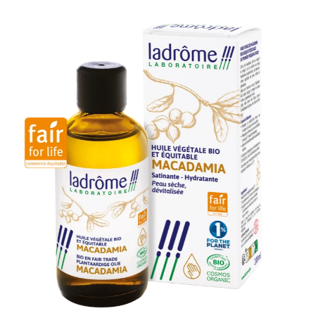 Huile Végétale Macadamia Bio - Ladrôme - 100 ml